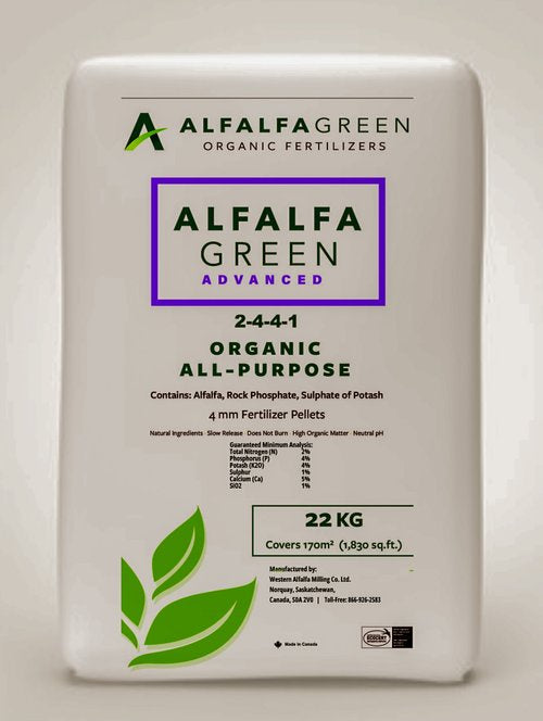 Alfalfa Green Advanced 2-4-4-1 - 22 KG Bag – C+S Country Gardens