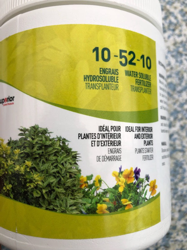 plant starter fertilizer 10 52 10 10-52-10 500g