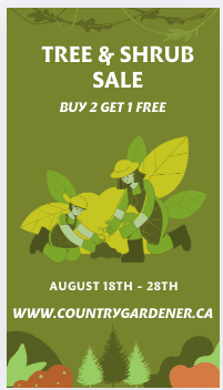 Trees and Shrubs Buy 2 Get 1 FREE !
