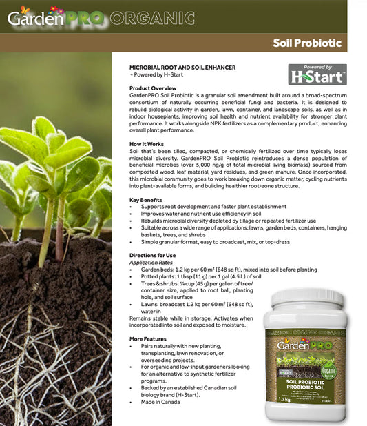 Why Your Soil Needs Beneficial Bacteria to Thrive:  Garden Pro Soil Probiotic!